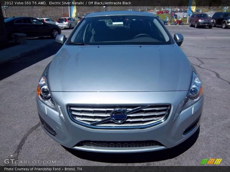 Electric Silver Metallic / Off Black/Anthracite Black 2012 Volvo S60 T6 AWD