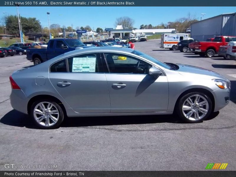 Electric Silver Metallic / Off Black/Anthracite Black 2012 Volvo S60 T6 AWD