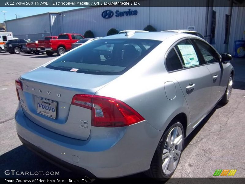 Electric Silver Metallic / Off Black/Anthracite Black 2012 Volvo S60 T6 AWD