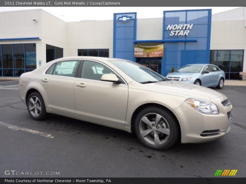 Gold Mist Metallic / Cocoa/Cashmere 2011 Chevrolet Malibu LT