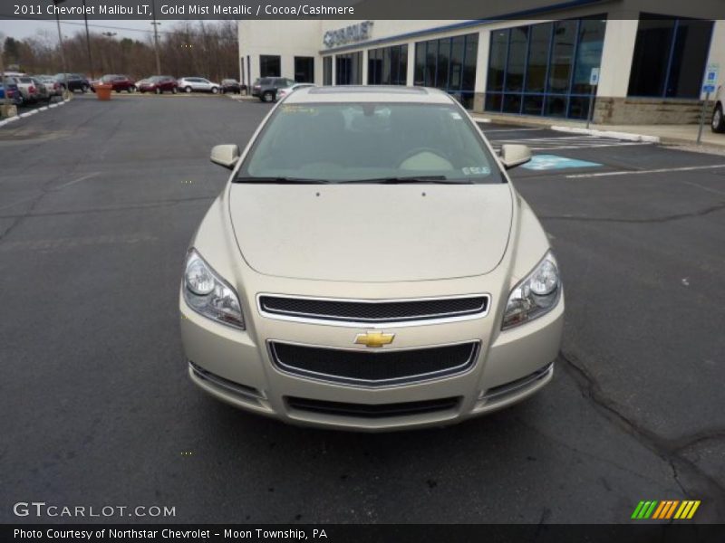 Gold Mist Metallic / Cocoa/Cashmere 2011 Chevrolet Malibu LT