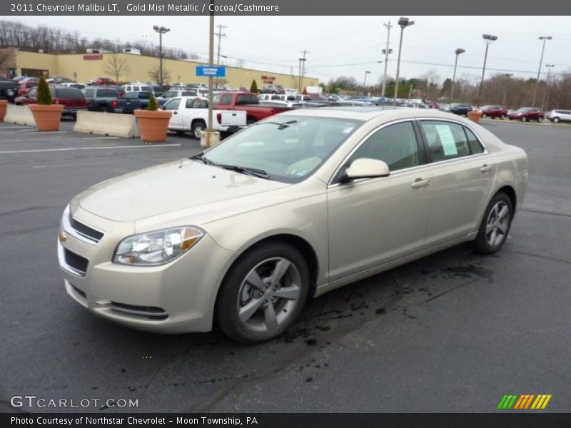 Gold Mist Metallic / Cocoa/Cashmere 2011 Chevrolet Malibu LT