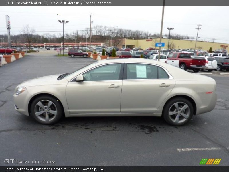 Gold Mist Metallic / Cocoa/Cashmere 2011 Chevrolet Malibu LT