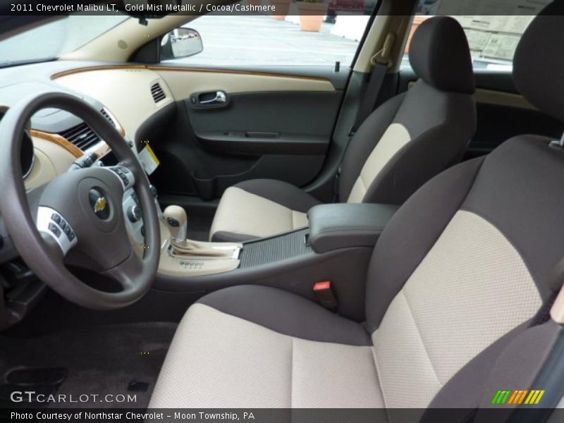 Gold Mist Metallic / Cocoa/Cashmere 2011 Chevrolet Malibu LT