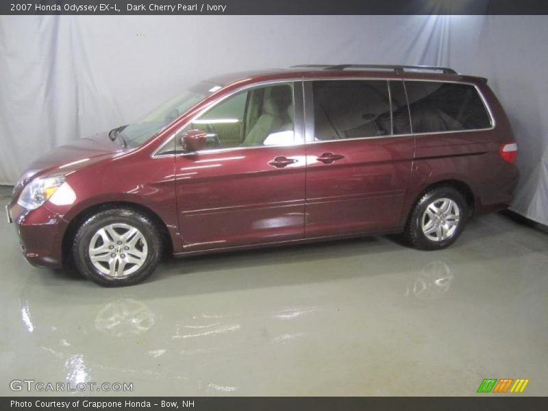 Dark Cherry Pearl / Ivory 2007 Honda Odyssey EX-L