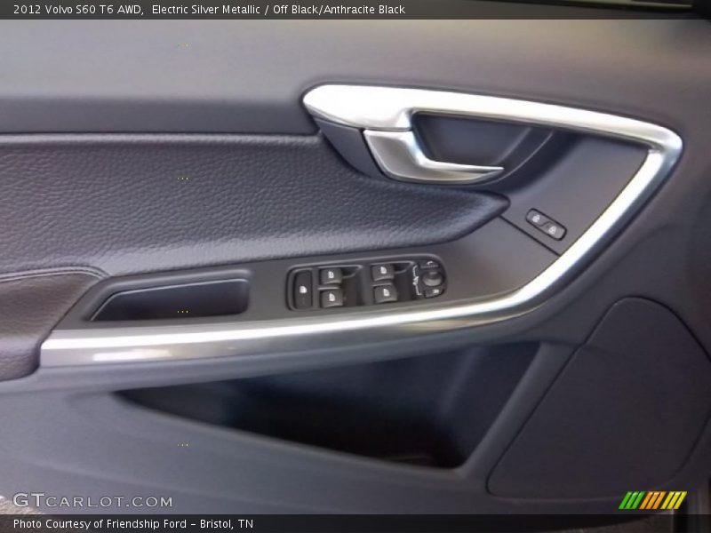 Electric Silver Metallic / Off Black/Anthracite Black 2012 Volvo S60 T6 AWD