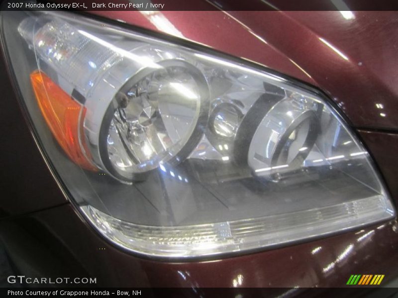 Dark Cherry Pearl / Ivory 2007 Honda Odyssey EX-L