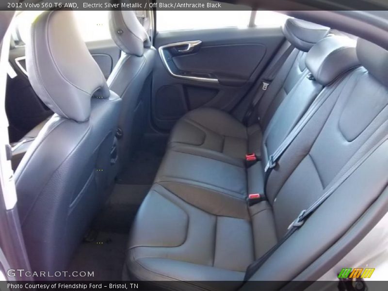 Electric Silver Metallic / Off Black/Anthracite Black 2012 Volvo S60 T6 AWD