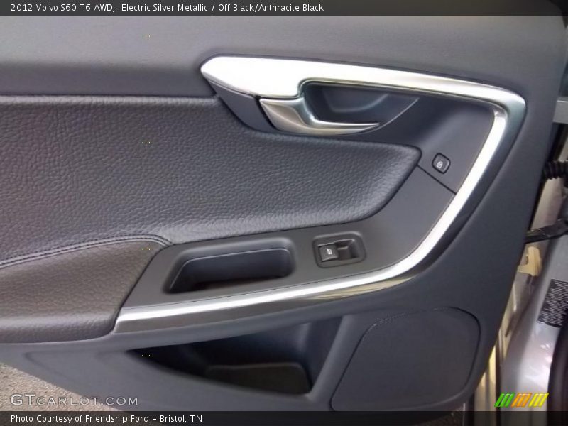 Electric Silver Metallic / Off Black/Anthracite Black 2012 Volvo S60 T6 AWD