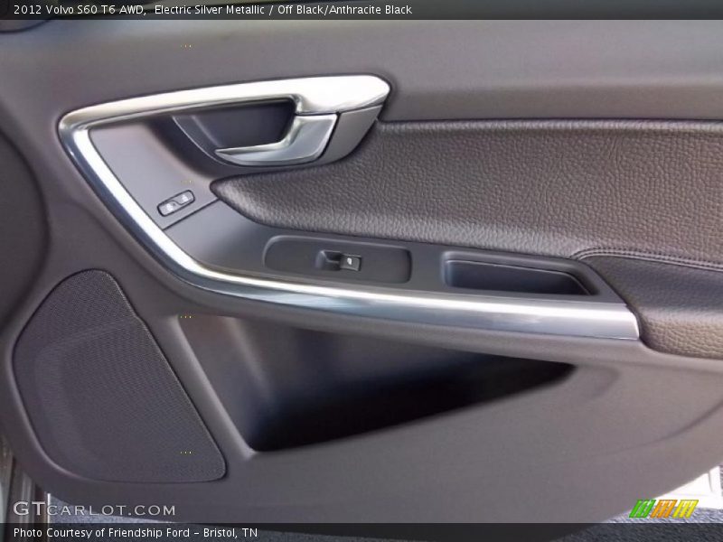 Electric Silver Metallic / Off Black/Anthracite Black 2012 Volvo S60 T6 AWD