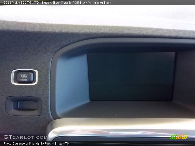 Electric Silver Metallic / Off Black/Anthracite Black 2012 Volvo S60 T6 AWD