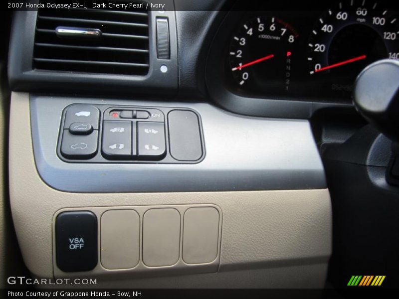 Dark Cherry Pearl / Ivory 2007 Honda Odyssey EX-L