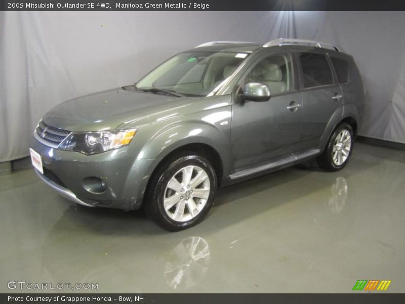 Manitoba Green Metallic / Beige 2009 Mitsubishi Outlander SE 4WD
