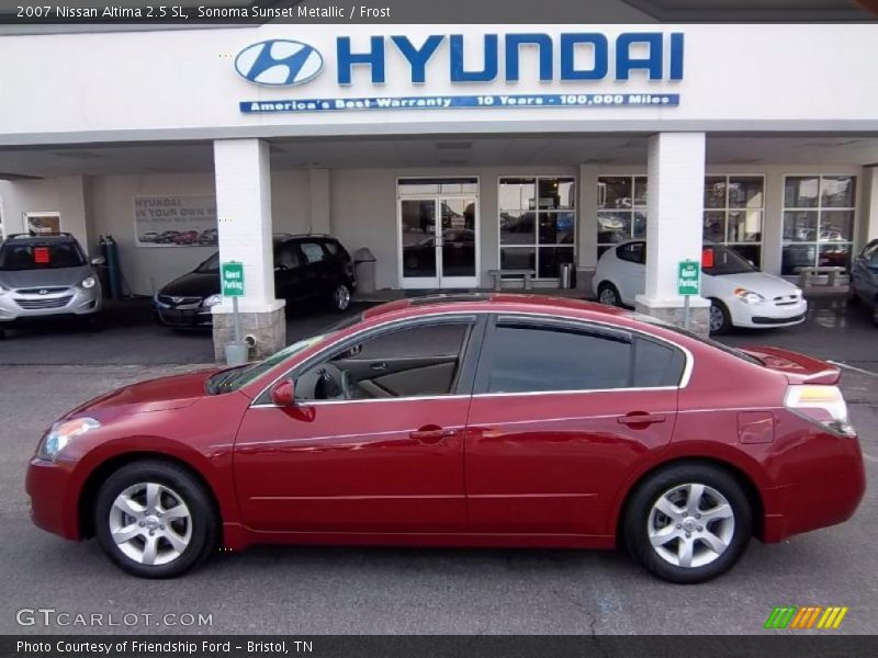 Sonoma Sunset Metallic / Frost 2007 Nissan Altima 2.5 SL