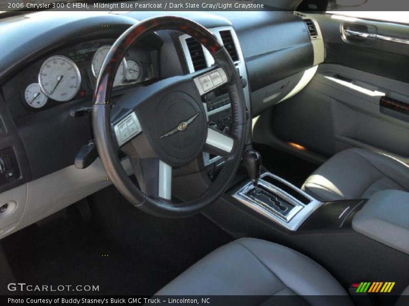 Midnight Blue Pearlcoat / Dark Slate Gray/Light Graystone 2006 Chrysler 300 C HEMI