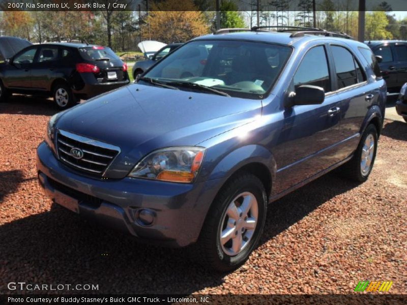 Spark Blue / Gray 2007 Kia Sorento LX