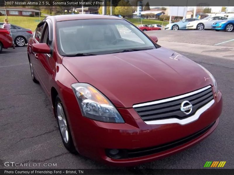 Sonoma Sunset Metallic / Frost 2007 Nissan Altima 2.5 SL
