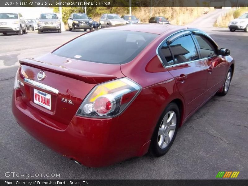 Sonoma Sunset Metallic / Frost 2007 Nissan Altima 2.5 SL