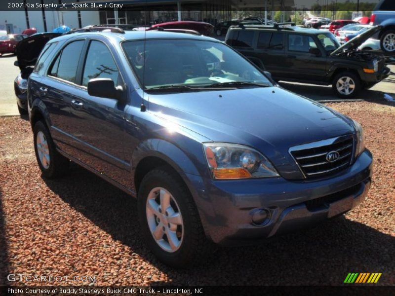 Spark Blue / Gray 2007 Kia Sorento LX