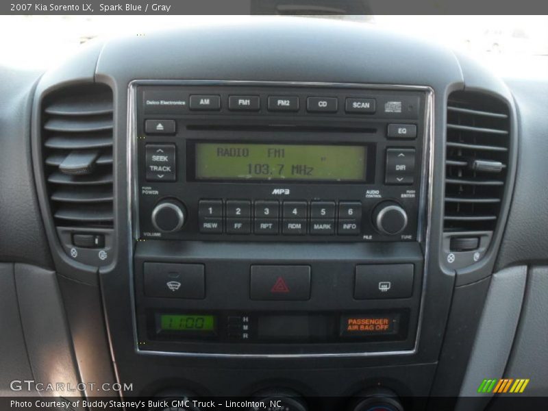 Spark Blue / Gray 2007 Kia Sorento LX