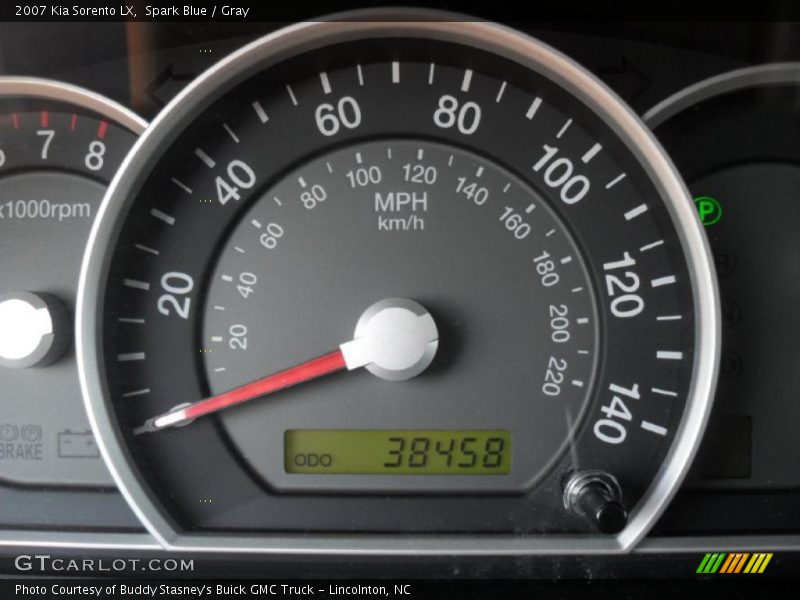 Spark Blue / Gray 2007 Kia Sorento LX