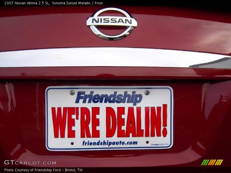 Sonoma Sunset Metallic / Frost 2007 Nissan Altima 2.5 SL