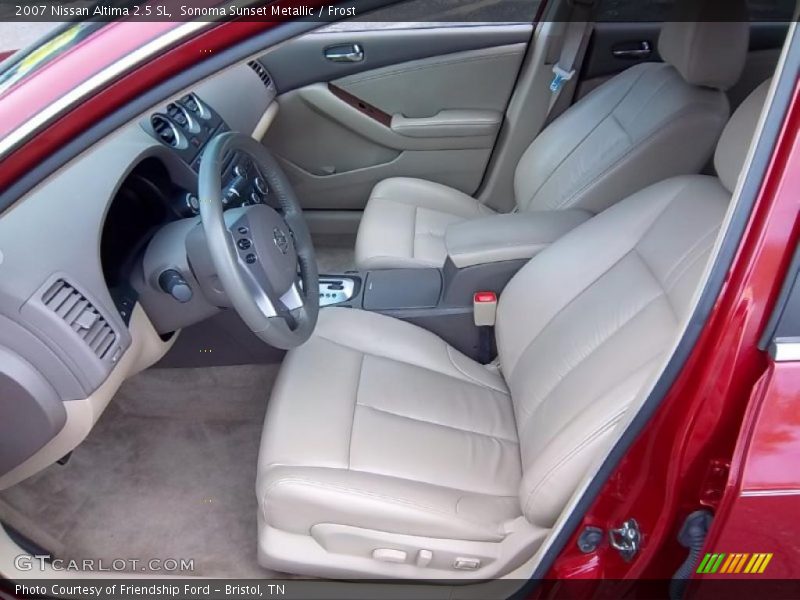  2007 Altima 2.5 SL Frost Interior