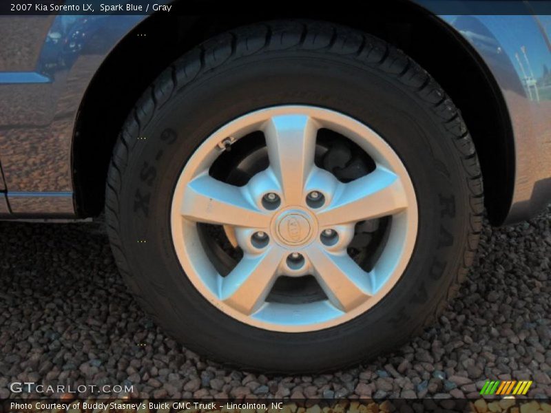 Spark Blue / Gray 2007 Kia Sorento LX