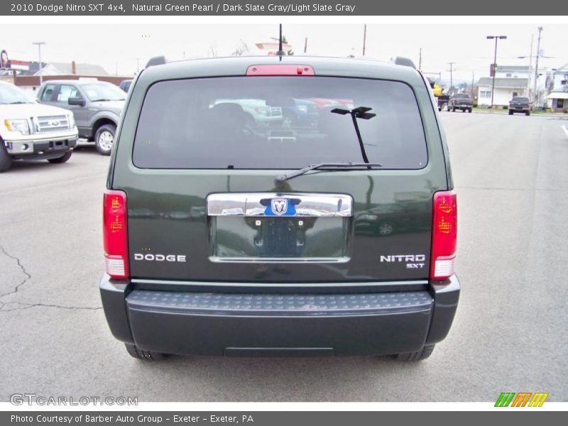 Natural Green Pearl / Dark Slate Gray/Light Slate Gray 2010 Dodge Nitro SXT 4x4