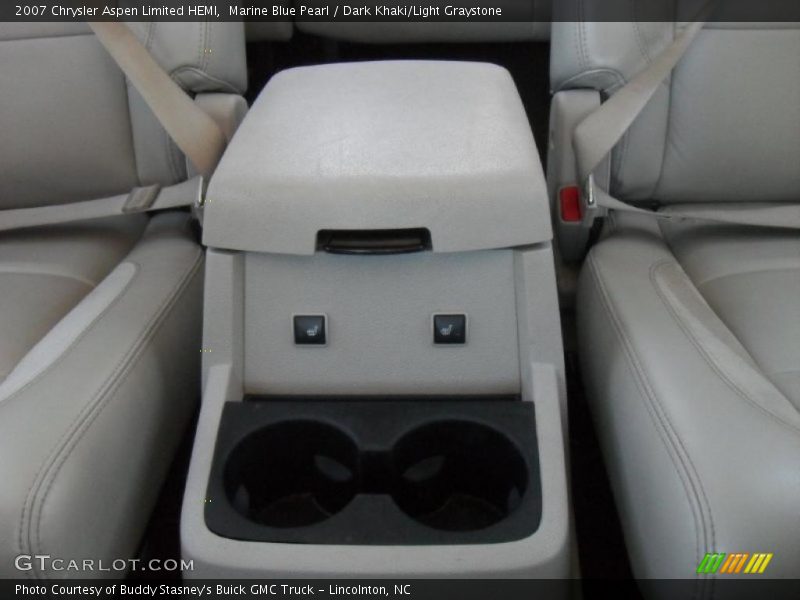 Marine Blue Pearl / Dark Khaki/Light Graystone 2007 Chrysler Aspen Limited HEMI