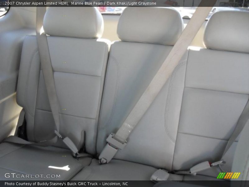 Marine Blue Pearl / Dark Khaki/Light Graystone 2007 Chrysler Aspen Limited HEMI