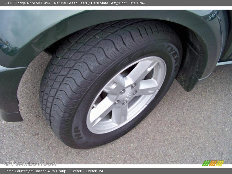 Natural Green Pearl / Dark Slate Gray/Light Slate Gray 2010 Dodge Nitro SXT 4x4