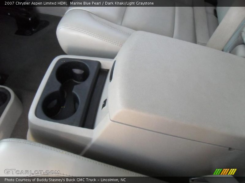 Marine Blue Pearl / Dark Khaki/Light Graystone 2007 Chrysler Aspen Limited HEMI