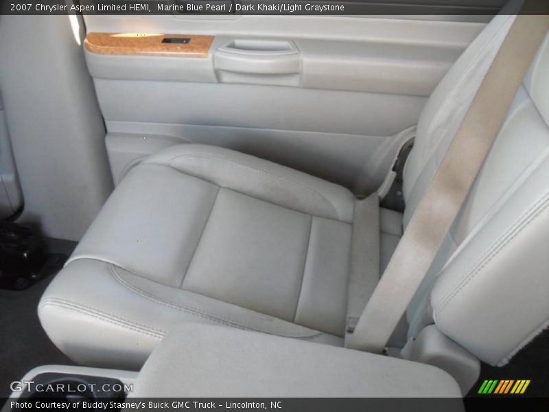 Marine Blue Pearl / Dark Khaki/Light Graystone 2007 Chrysler Aspen Limited HEMI