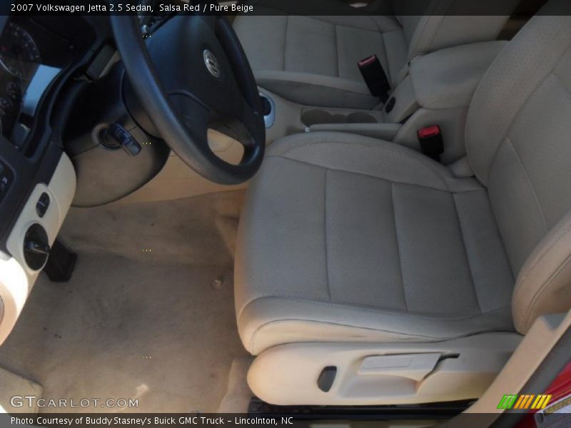 Salsa Red / Pure Beige 2007 Volkswagen Jetta 2.5 Sedan