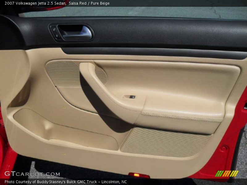 Salsa Red / Pure Beige 2007 Volkswagen Jetta 2.5 Sedan