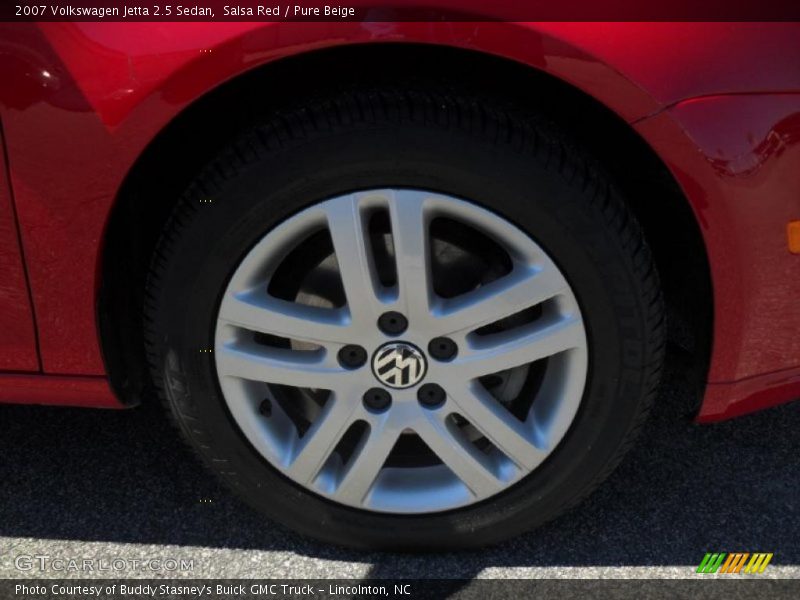 Salsa Red / Pure Beige 2007 Volkswagen Jetta 2.5 Sedan