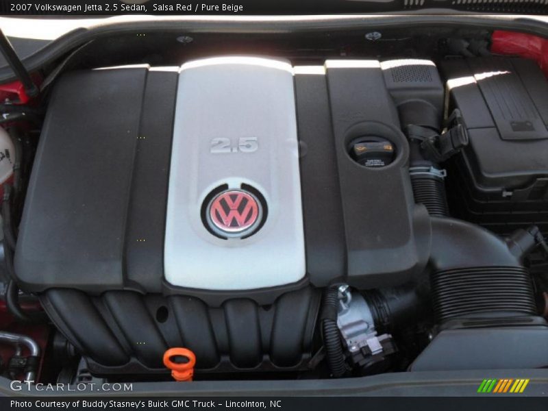 Salsa Red / Pure Beige 2007 Volkswagen Jetta 2.5 Sedan