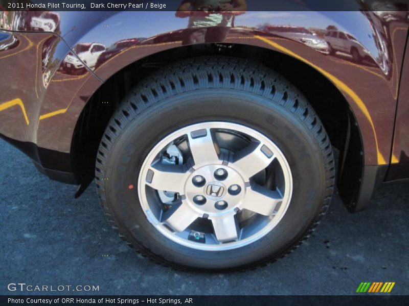 Dark Cherry Pearl / Beige 2011 Honda Pilot Touring