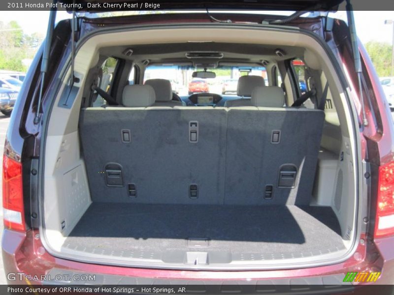 Dark Cherry Pearl / Beige 2011 Honda Pilot Touring