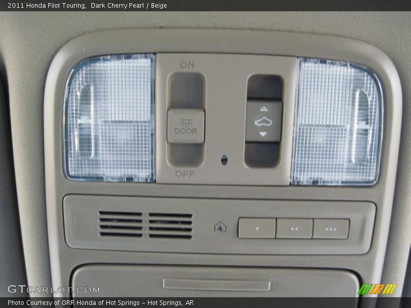 Dark Cherry Pearl / Beige 2011 Honda Pilot Touring