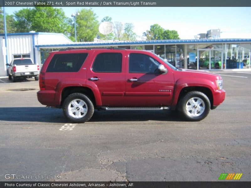 Sport Red Metallic / Dark Titanium/Light Titanium 2007 Chevrolet Tahoe Z71 4x4