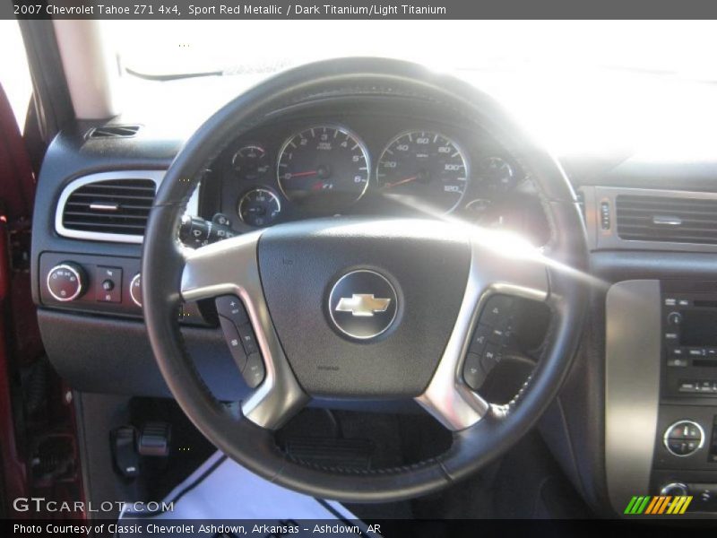 Sport Red Metallic / Dark Titanium/Light Titanium 2007 Chevrolet Tahoe Z71 4x4