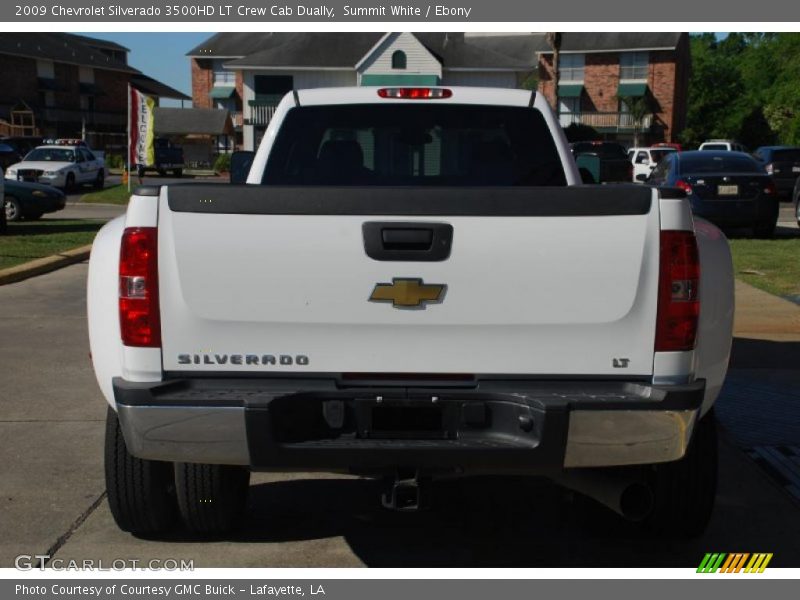 Summit White / Ebony 2009 Chevrolet Silverado 3500HD LT Crew Cab Dually