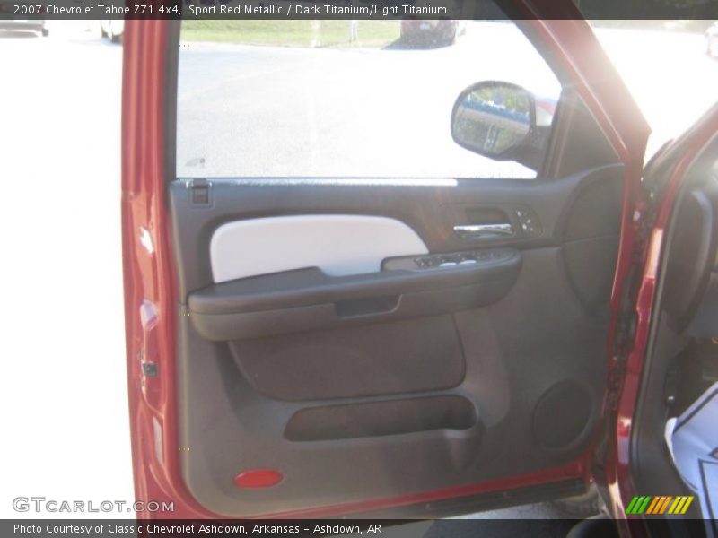Sport Red Metallic / Dark Titanium/Light Titanium 2007 Chevrolet Tahoe Z71 4x4