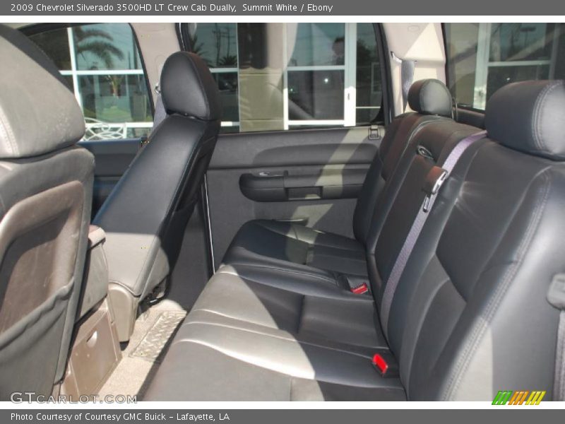 Summit White / Ebony 2009 Chevrolet Silverado 3500HD LT Crew Cab Dually