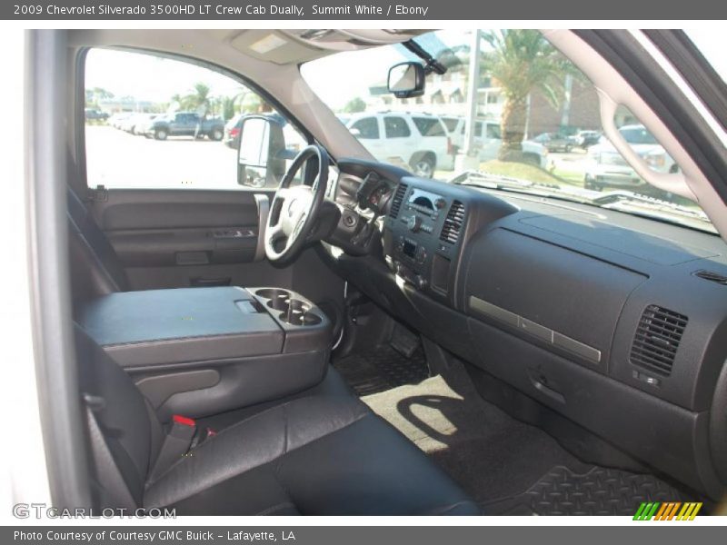 Summit White / Ebony 2009 Chevrolet Silverado 3500HD LT Crew Cab Dually