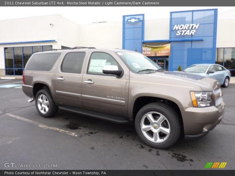 Mocha Steel Metallic / Light Cashmere/Dark Cashmere 2011 Chevrolet Suburban LTZ 4x4