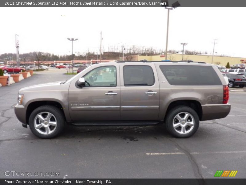 Mocha Steel Metallic / Light Cashmere/Dark Cashmere 2011 Chevrolet Suburban LTZ 4x4