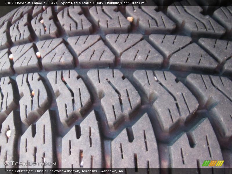 Sport Red Metallic / Dark Titanium/Light Titanium 2007 Chevrolet Tahoe Z71 4x4